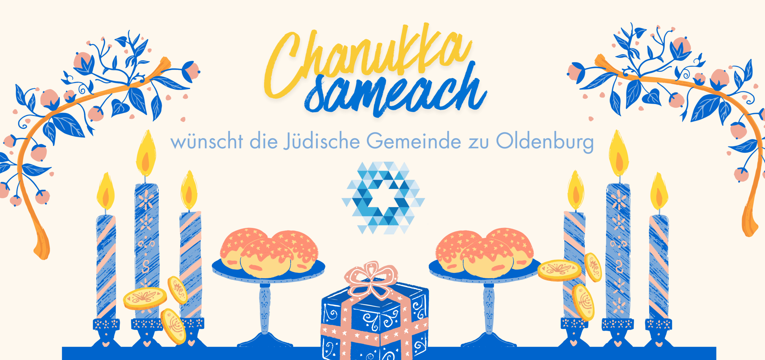 Chanukka Chag Sameach & Betriebsferien